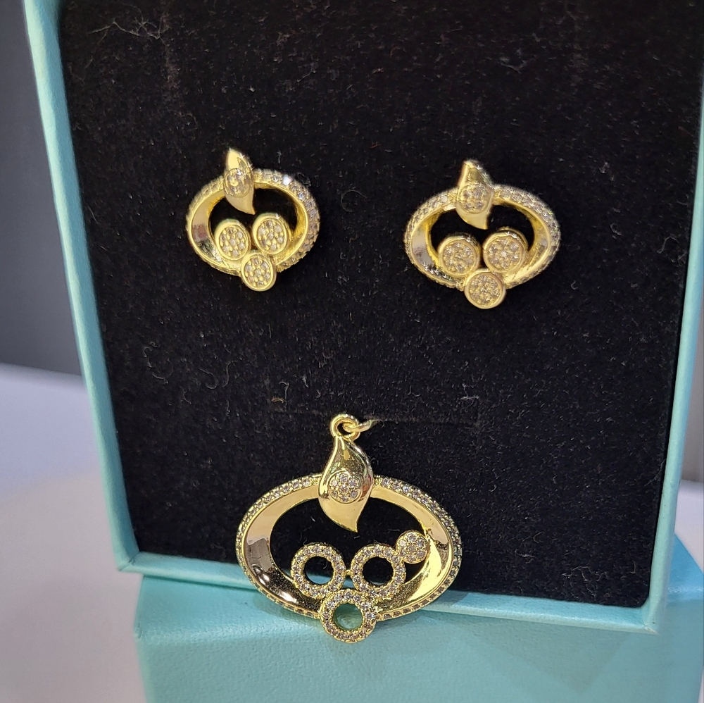 Xuping Elegant Gold  Jewelry Set